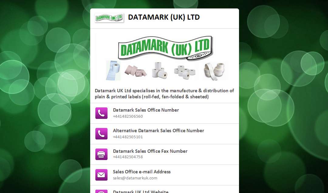 Datamark Launches New Mobile Domain