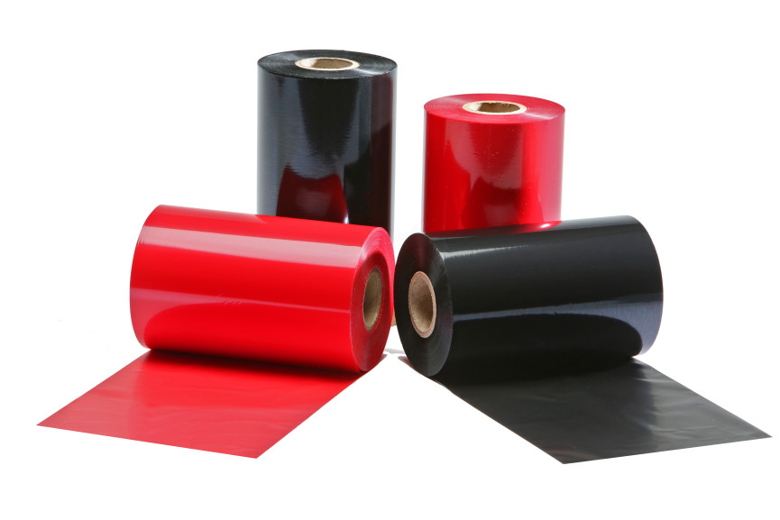 Rolls of Coloured Wax/Resin Thermal Transfer Ribbons.